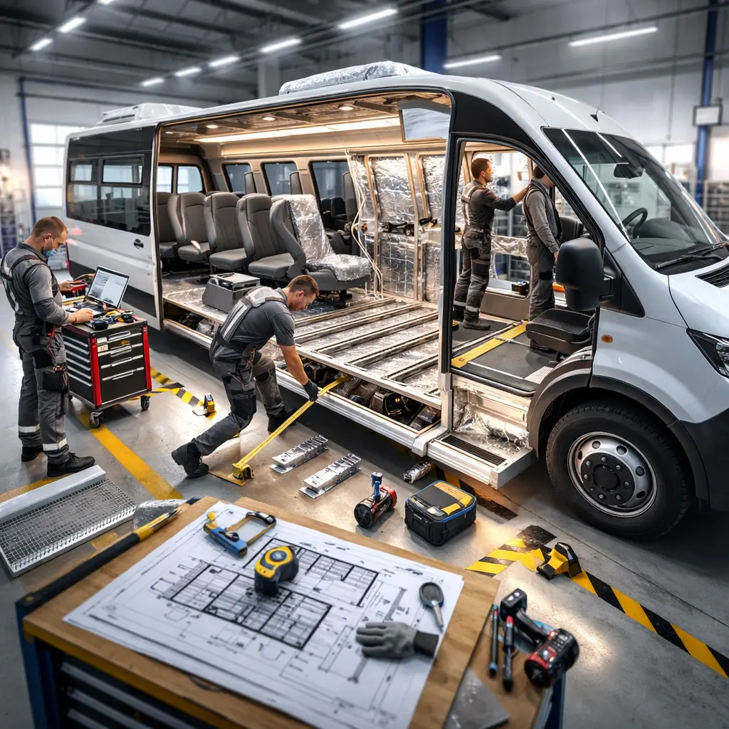 otobüsten minibüse dönüşüm